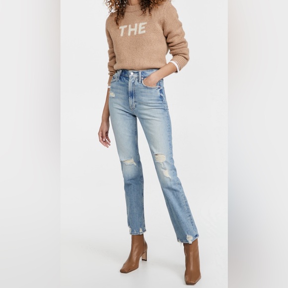 NWT High Waisted Rider Skimp Mother Jeans - Picture 4 of 10